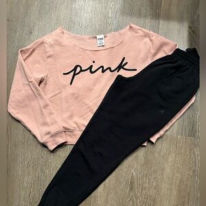 PINK Victoria's Secret Soft Fleece Fabric